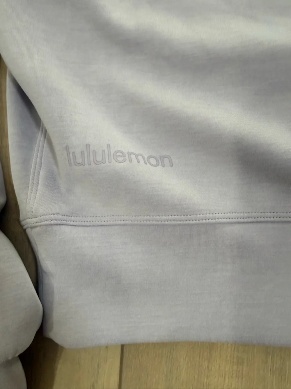 lululemon athletica Light Lavender Softstreme cropped sweatshirt